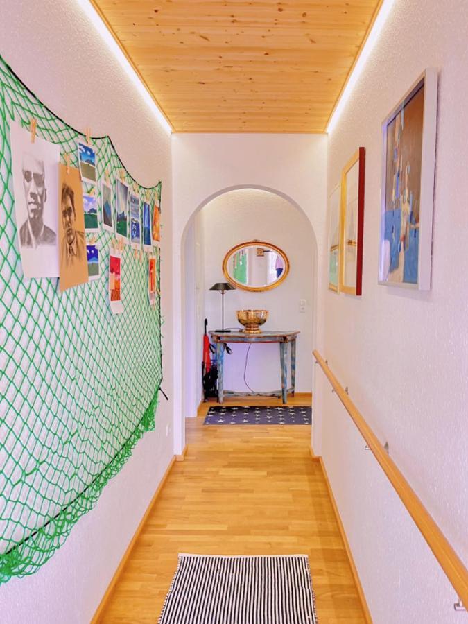 Grosszuegige Wohnung, Bergblick, Vintage Зонтхофен Экстерьер фото